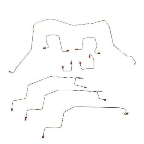 01-02 Dodge Ram 2500 Brake Line & Hose Kit 4WD Ext Cab_Short Bed Disc Brakes Aut