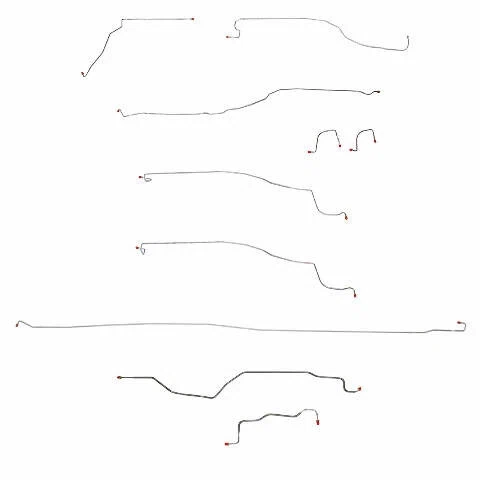 03-04 GMC Sierra 1500 Brake Line Kit 4WD Reg Cab_Long Bed