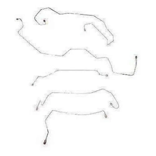 05-10 Chevrolet Cobalt Front Brake Line Kit No ABS Stainless Steel Stainless