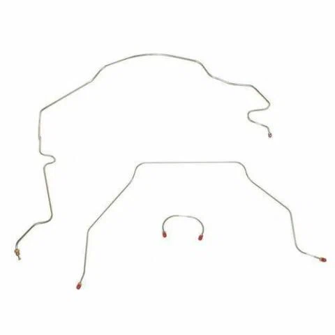 1951-1952 Chevrolet 1_2 Ton Truck Front Brake Line Kit Steel TKT5101OM