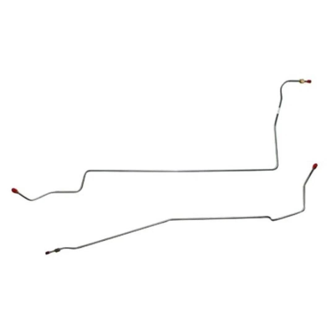 1955-57 Chevrolet Bel Air w_ SML BLK Transmission Line Set TH350_400 - BTC5513OM