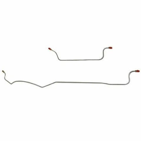 1960-1963 Ford Falcon Rear Axle Brake Line Kit L6 Stainless LRA6001SS