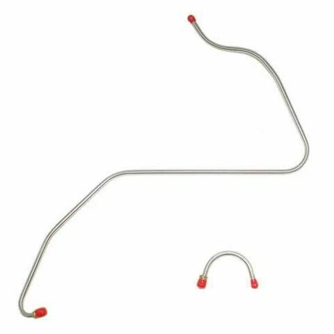 1960-61 Ford Falcon Pump to Carburetor Fuel Line 6cyl 1 BBL 2 Steel - LPC6001OM