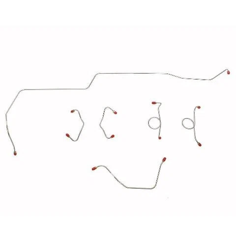 1964-66 Ford Mustang Front Brake Lines w_ Standard Disc Brake Conversion ZKT6411OM