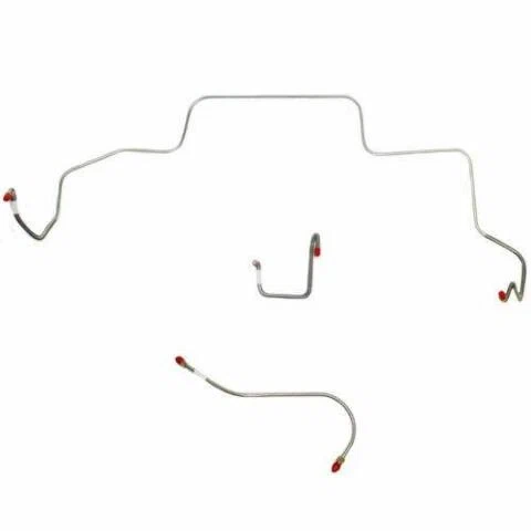 1966 Dodge Coronet Front Brake Line Kit Power Brakes Stainless - RKT6602SS