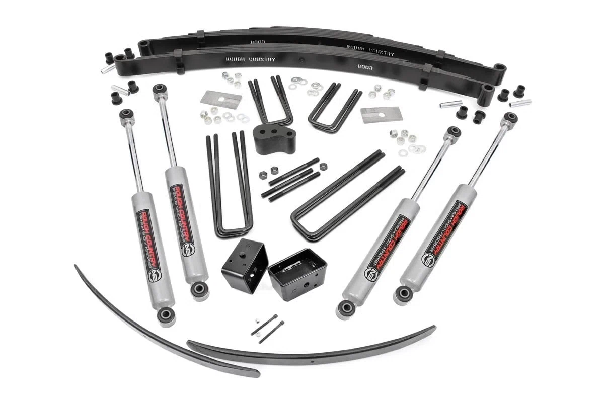 1975-1977 Plymouth Trailduster 4 Inch Lift Kit - Rear Blocks - Dodge_Plymouth Ramcharger_Trailduster (74-77) - 320.2