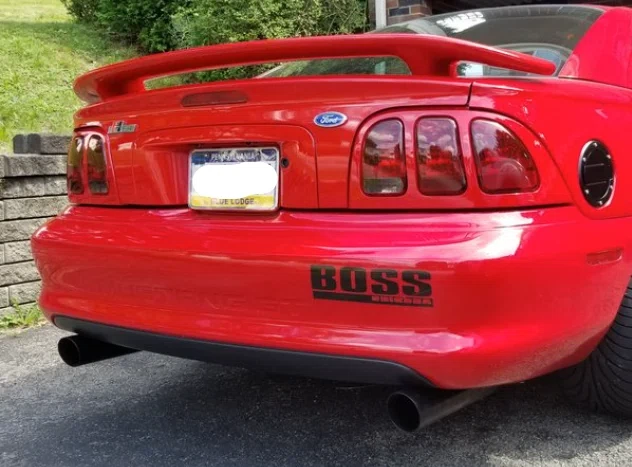 1979-2004 Mustang Black Pype Bomb Cat Back Exhaust System