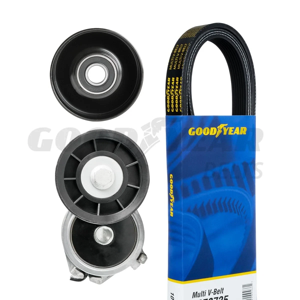 1992-1993 Dodge D150 Serpentine Belt Drive Component Kit Goodyear 3023