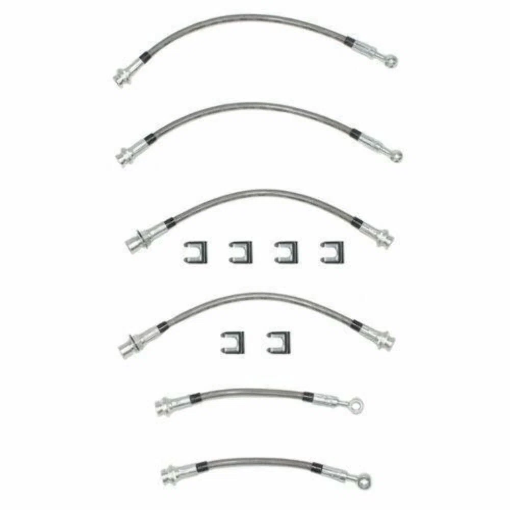 1995-97 Chevrolet Camaro Brake Hose Kit Traction Control Braided Stainless HSK0003SS