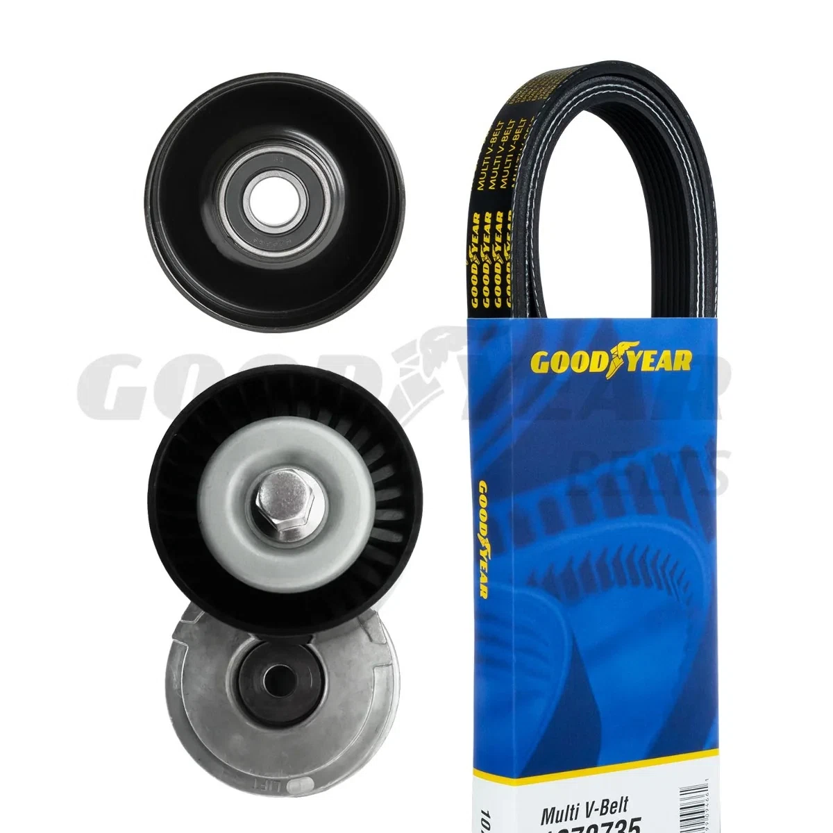 1997-2002 Dodge Ram 3500 Serpentine Belt Drive Component Kit Goodyear 3116