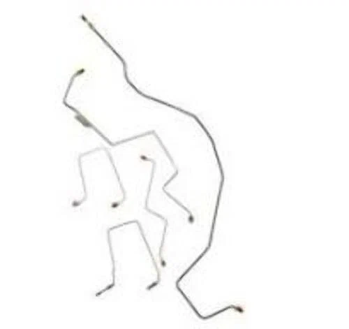1998-99 Chevrolet S10 Complete Brake Line Kit 2WD Reg Cab_Short Bed Stainless CBK0094SS