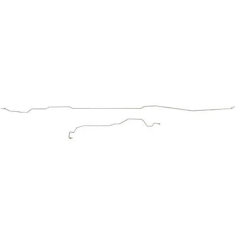 1999-2001 Ford F-250 Super Duty Intermediate Brake Line Kit RWABS Stainless TIN9941SS