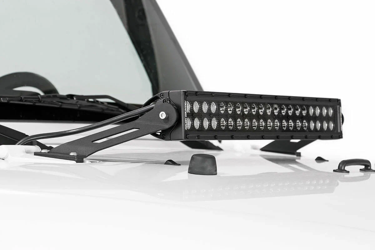 20 Inch Black Series LED Light Bar; Dual Row 70920BL