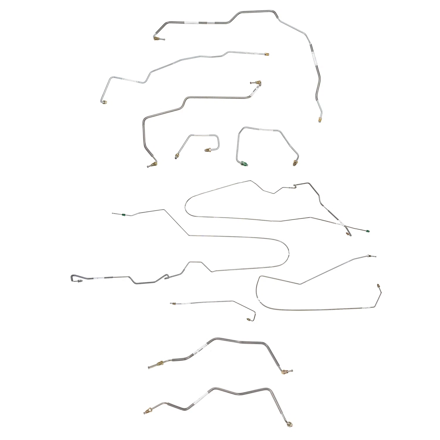 2000-2005 Chevrolet Cavalier Complete Brake Line Kit w_ ABS Stainless Steel CBK0115SS