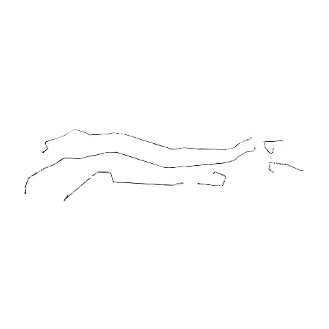 2001-04 Ford Escape Intermediate Brake Line AWABS Steel - DIN0103OM