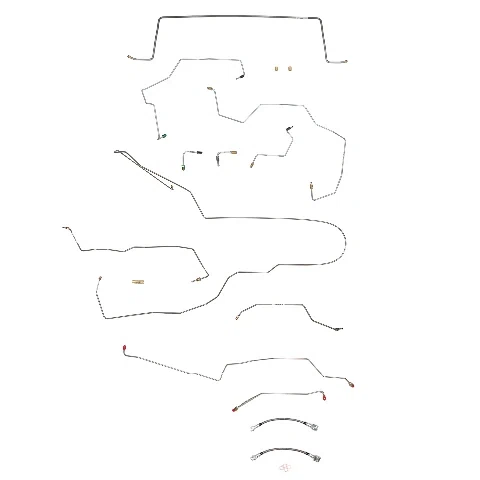 2002 - 2007 Jeep Liberty Brake Line Kit - CBK0213OM