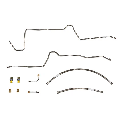 2003-2004 Jeep Wrangler Transmission Cooler Lines 4.0L Steel WTC0355OM