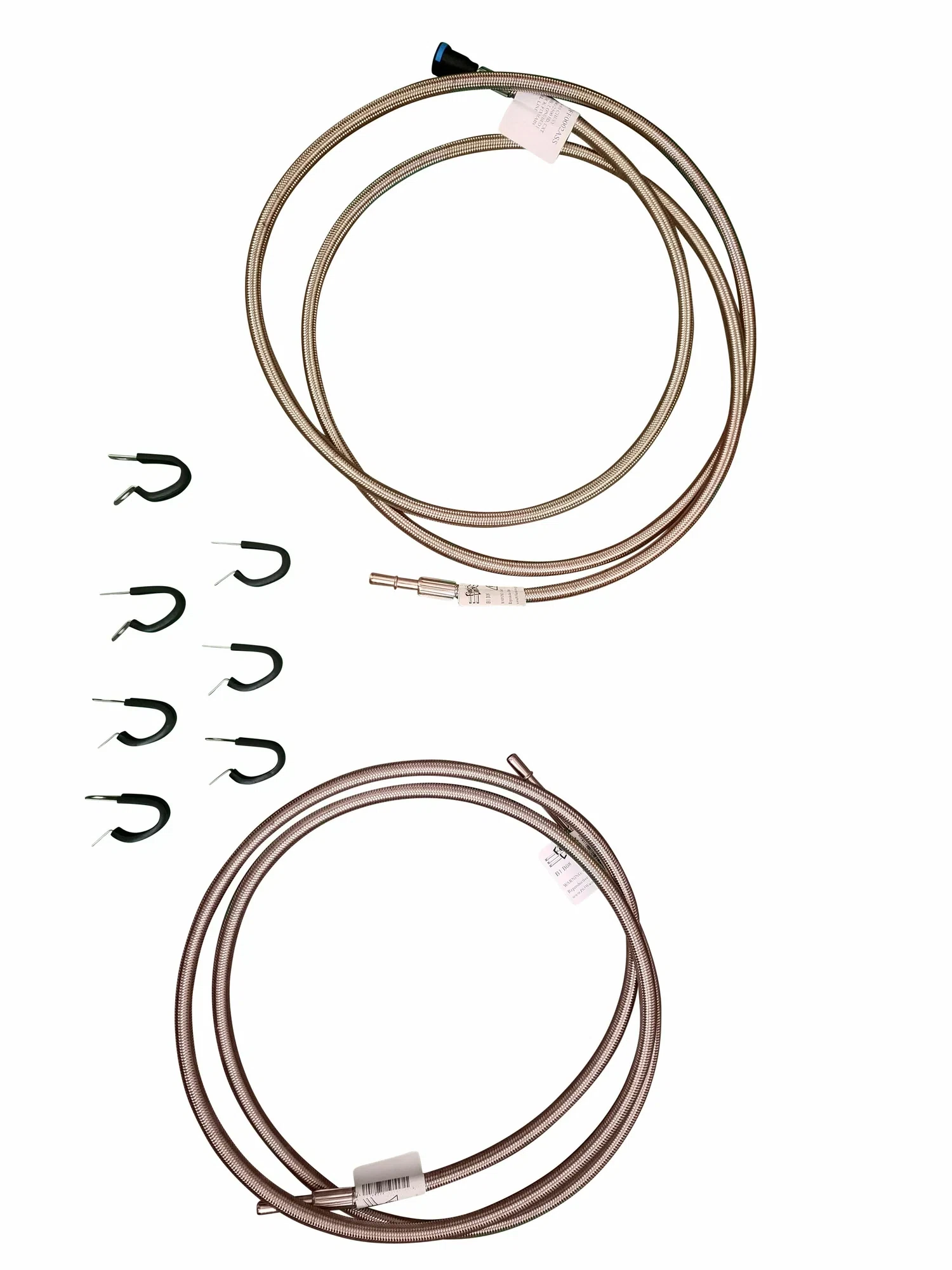 2004-2010 Chevrolet Silverado Fuel Line Quick Fix Braided Lines Ext Cab MDFF0002SS