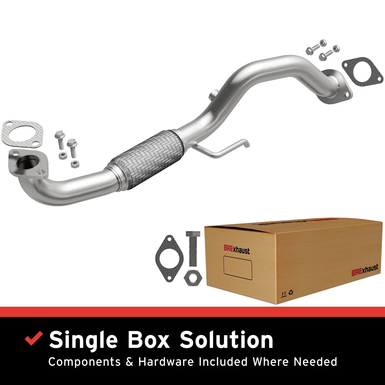 2007-2012 Hyundai Elantra Direct-Fit Front Pipe Kit 107-0256