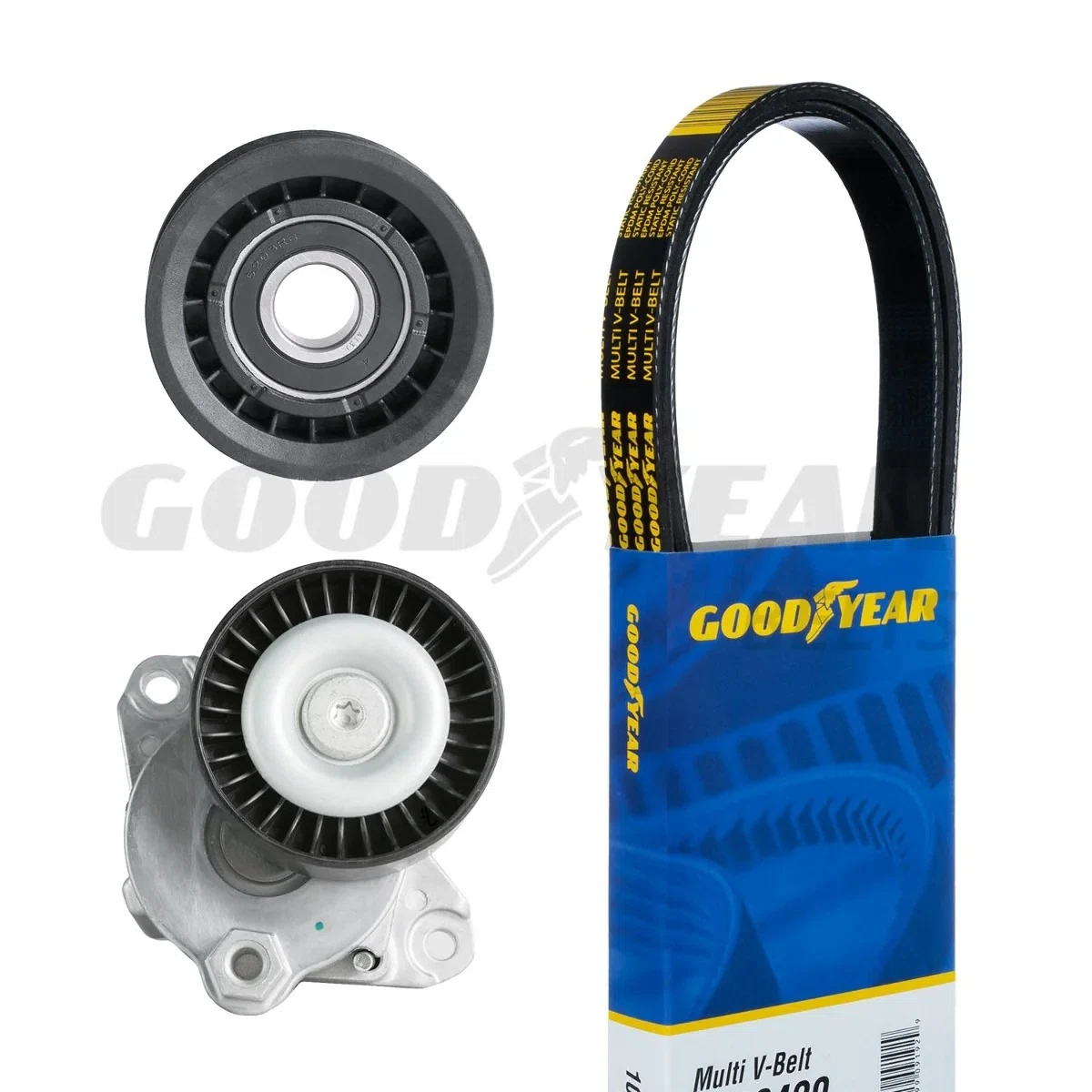 2007 Mercedes-Benz SLK280 Serpentine Belt Drive Component Kit Goodyear 3176