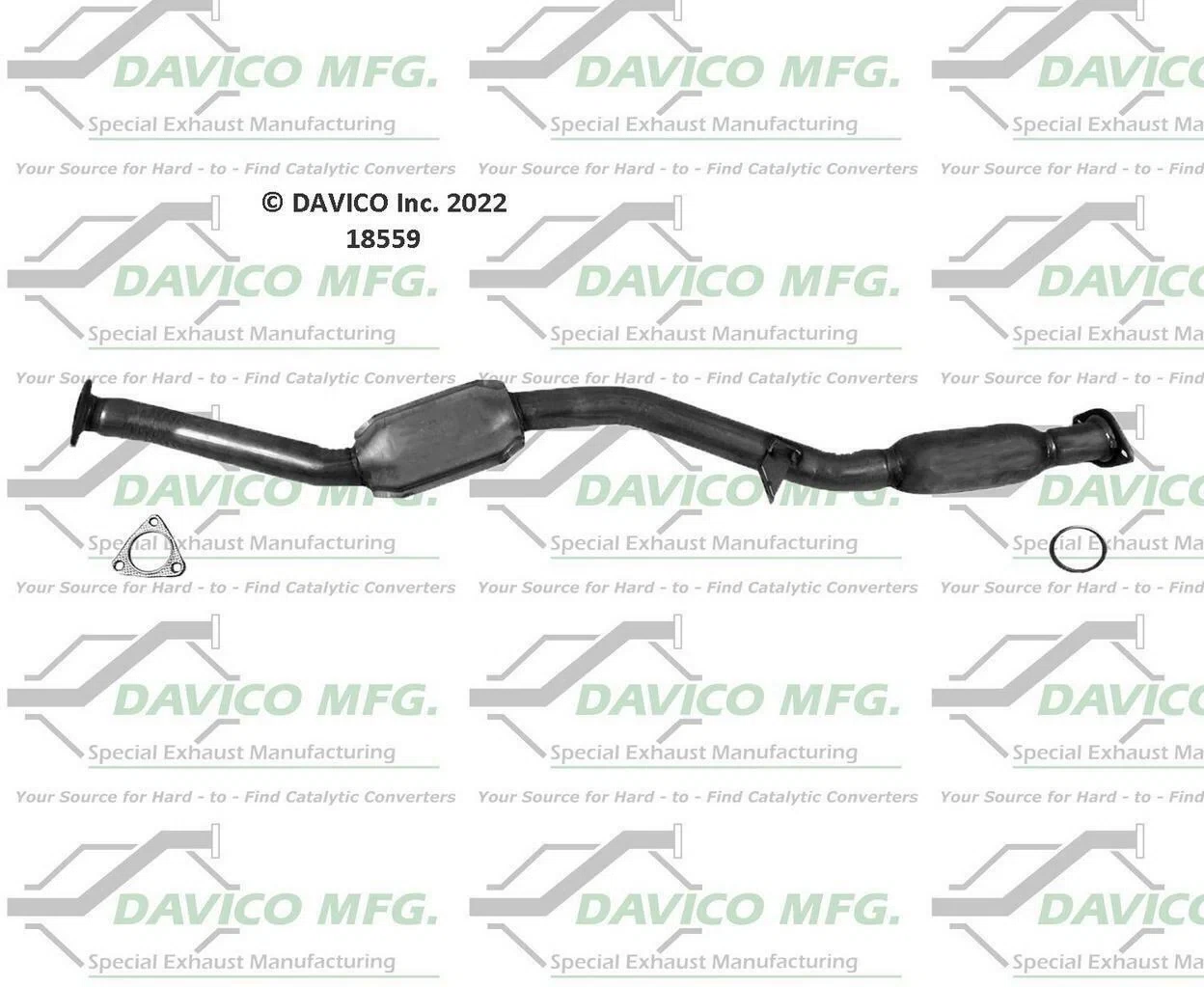 2008-2011 Subaru Impreza Catalytic Converter 18559