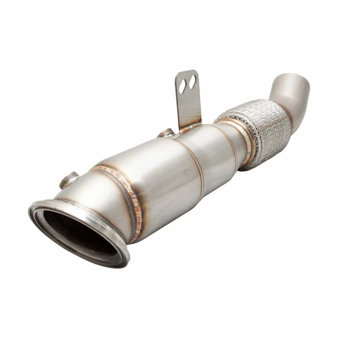 2008-2013 BMW 128i BMW Engine downpipe w_cat converter-Xforce-E2B58KITB