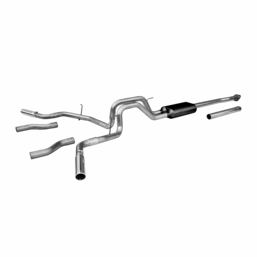 2009-2014 Ford F Cat-Back Exhaust Flowmaster Stainless Steel