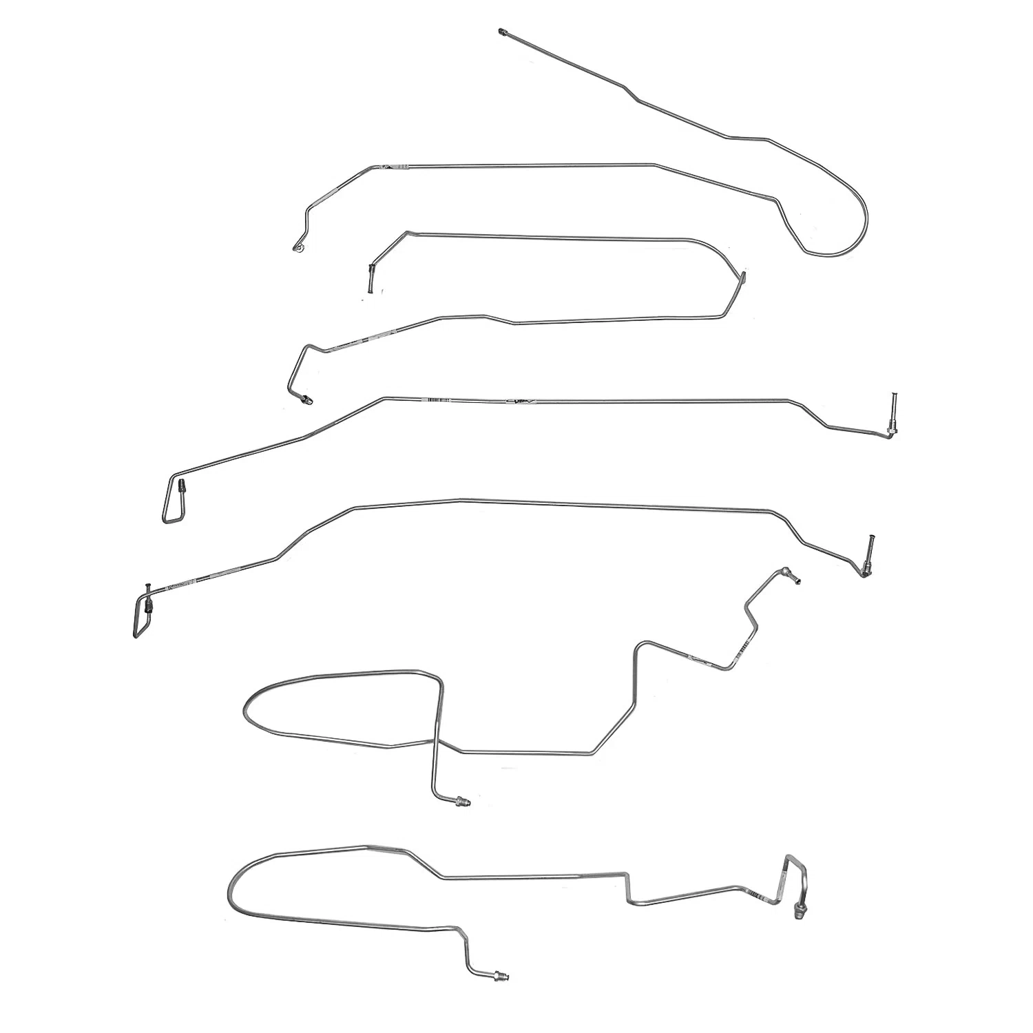 2009-2018 Chevrolet Silverado 1500 Complete Brake Line Kit ExtCab_Short Bed CBK0686OM