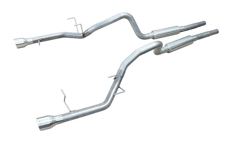 2011-2014 Mustang V6 Mid Muffler Cat Back Exhaust System M-80 Mufflers