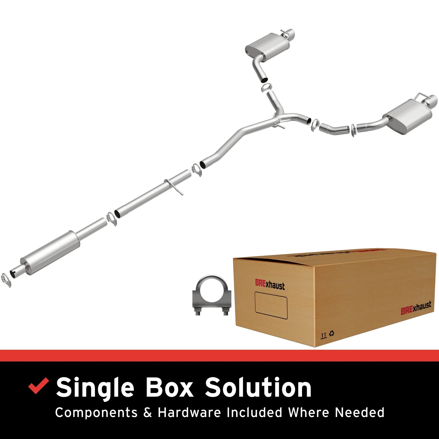 2011-2015 Ford Explorer Direct-Fit Replacement Exhaust System 106-0459