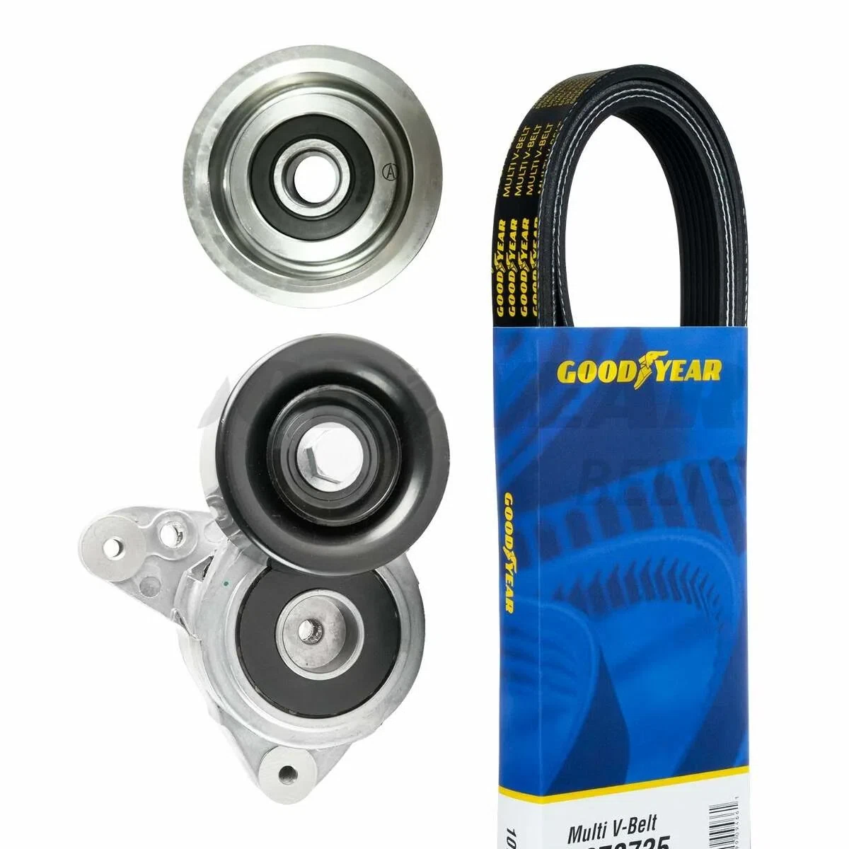 2012-2014 Honda CR-V Serpentine Belt Drive Component Kit Goodyear 3157
