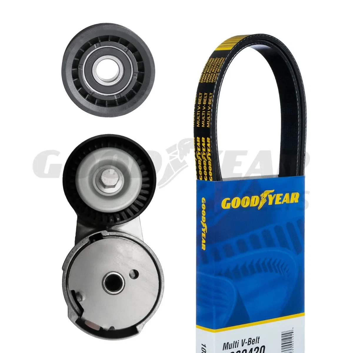 2013-2015 Dodge Durango Serpentine Belt Drive Component Kit 3.6L Goodyear 3331