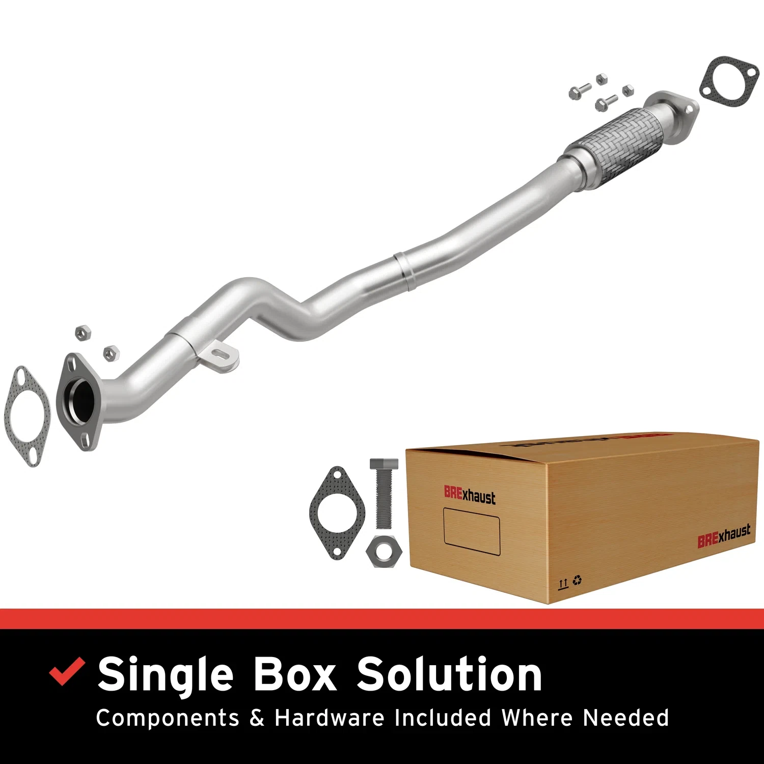 2014-2017 Jeep Cherokee Direct-Fit Front Pipe Kit 107-0277