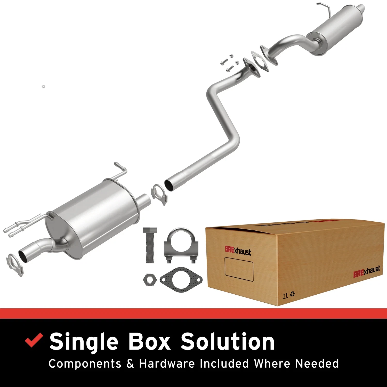2014-2019 Kia Soul Direct-Fit Replacement Exhaust System 106-0845