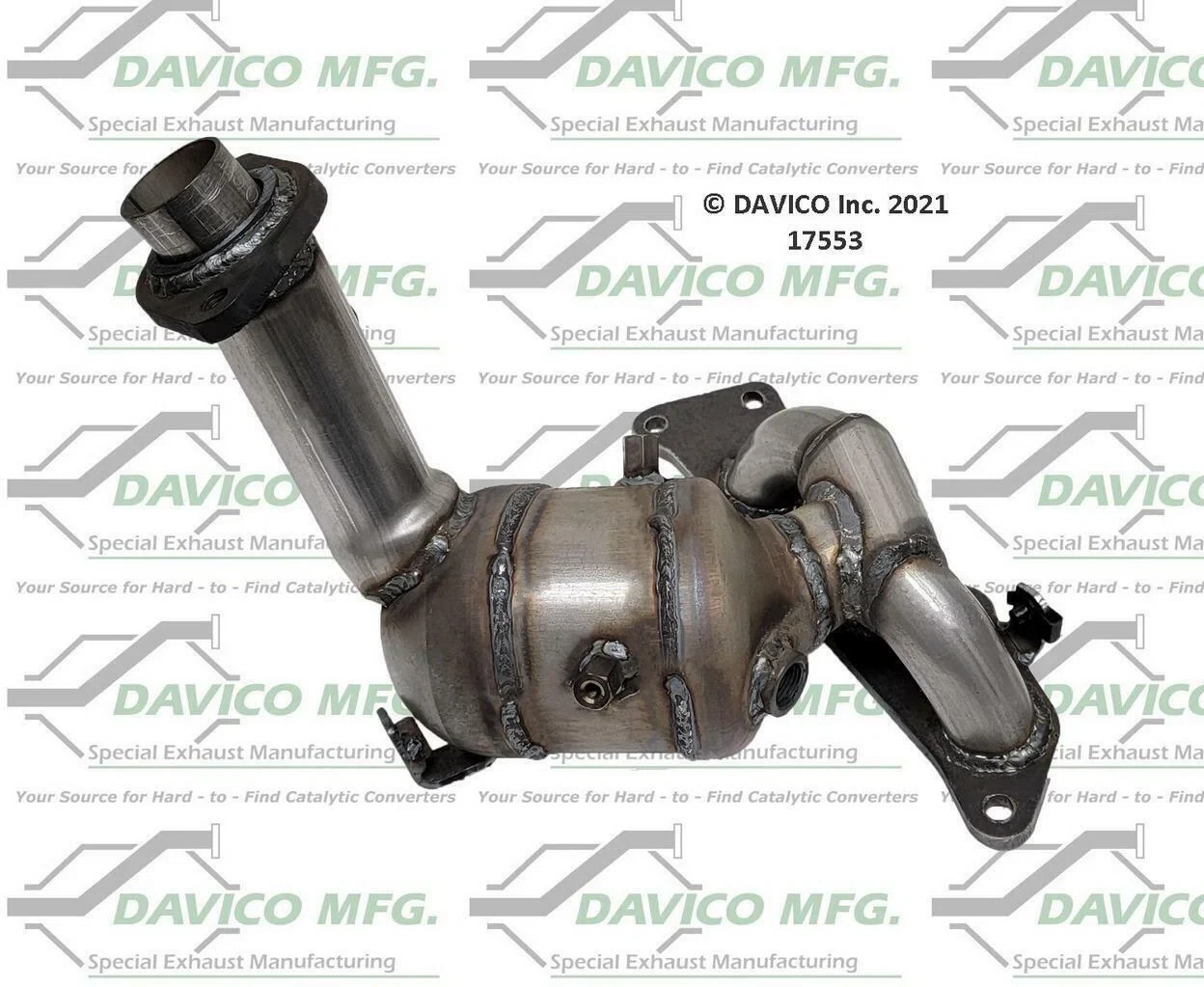 2017-2020 Mitsubishi Mirage Catalytic Converter 17553
