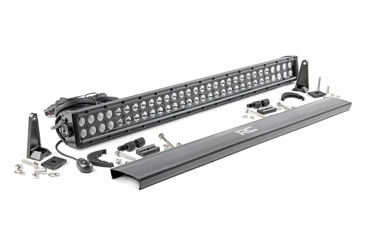 30 Inch Black Series LED Light Bar; Dual Row 70930BL