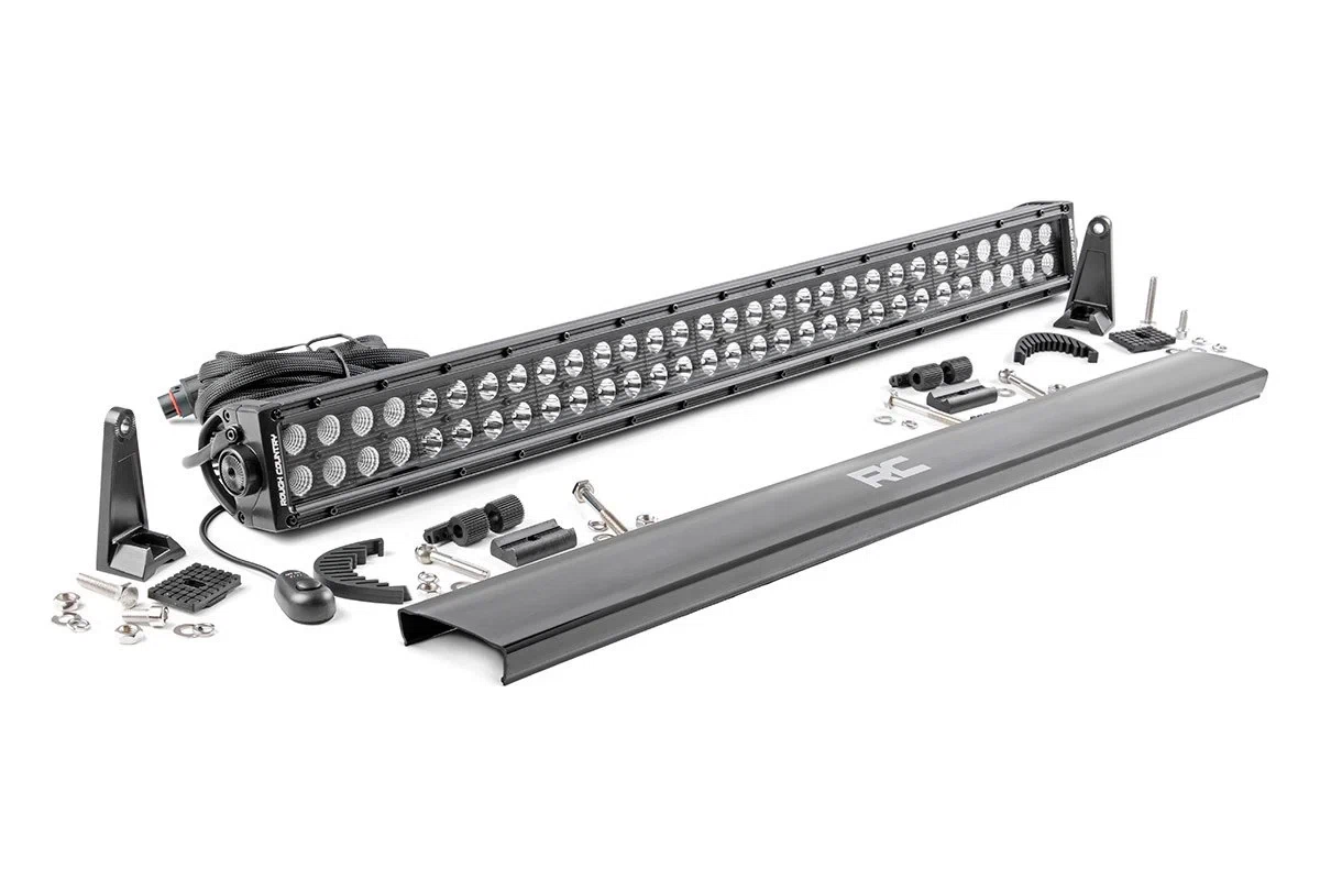 30 Inch Black Series LED Light Bar; Dual Row 70930BL