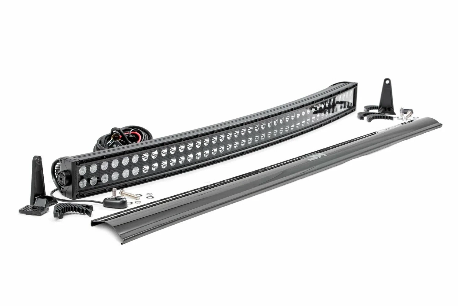 40 Inch Black Series LED Light Bar; Curved; Dual Row 72940BL