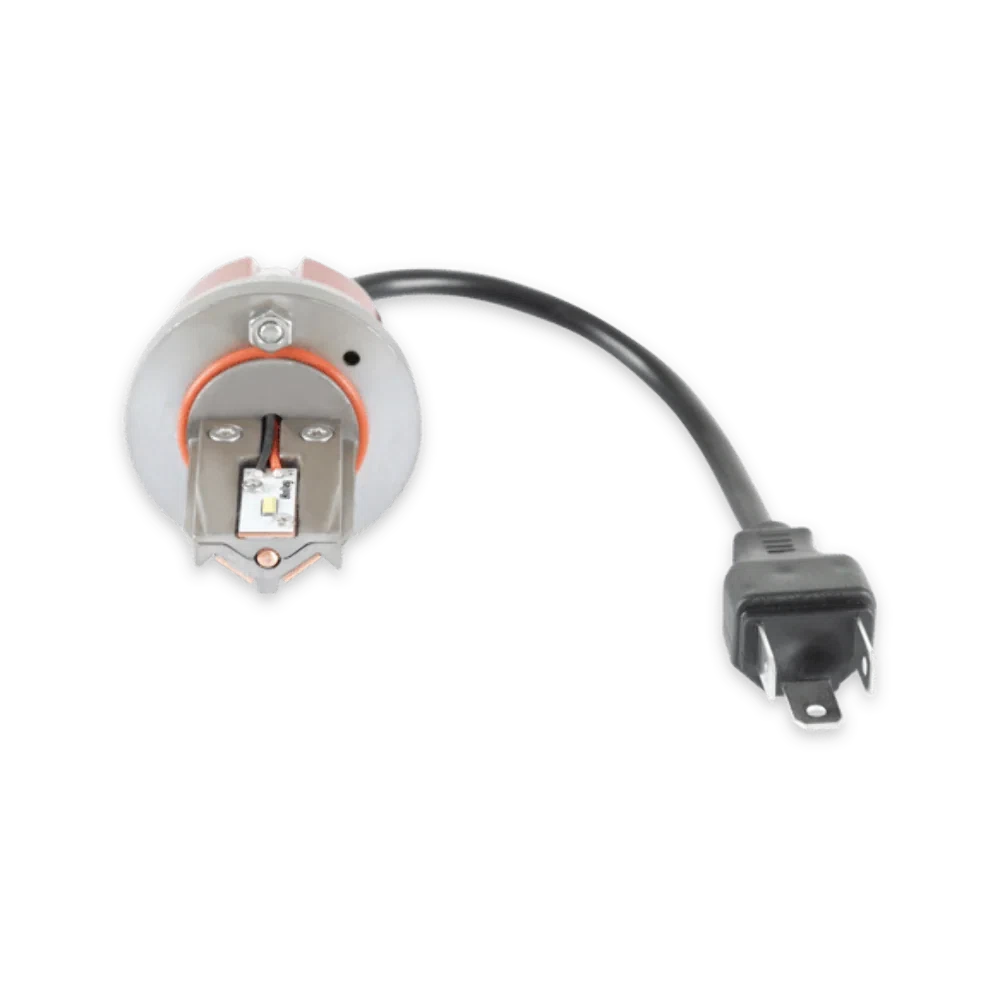 4X 6 Rectangle; Standard H4 Wiring; High_Low Beam; 3 Pin Led Light Bulb-LFRB12
