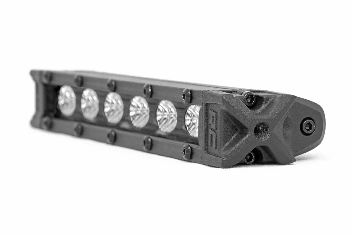 6 Inch Black Series LED Light Bar; Slim Line; Pair 70406ABL