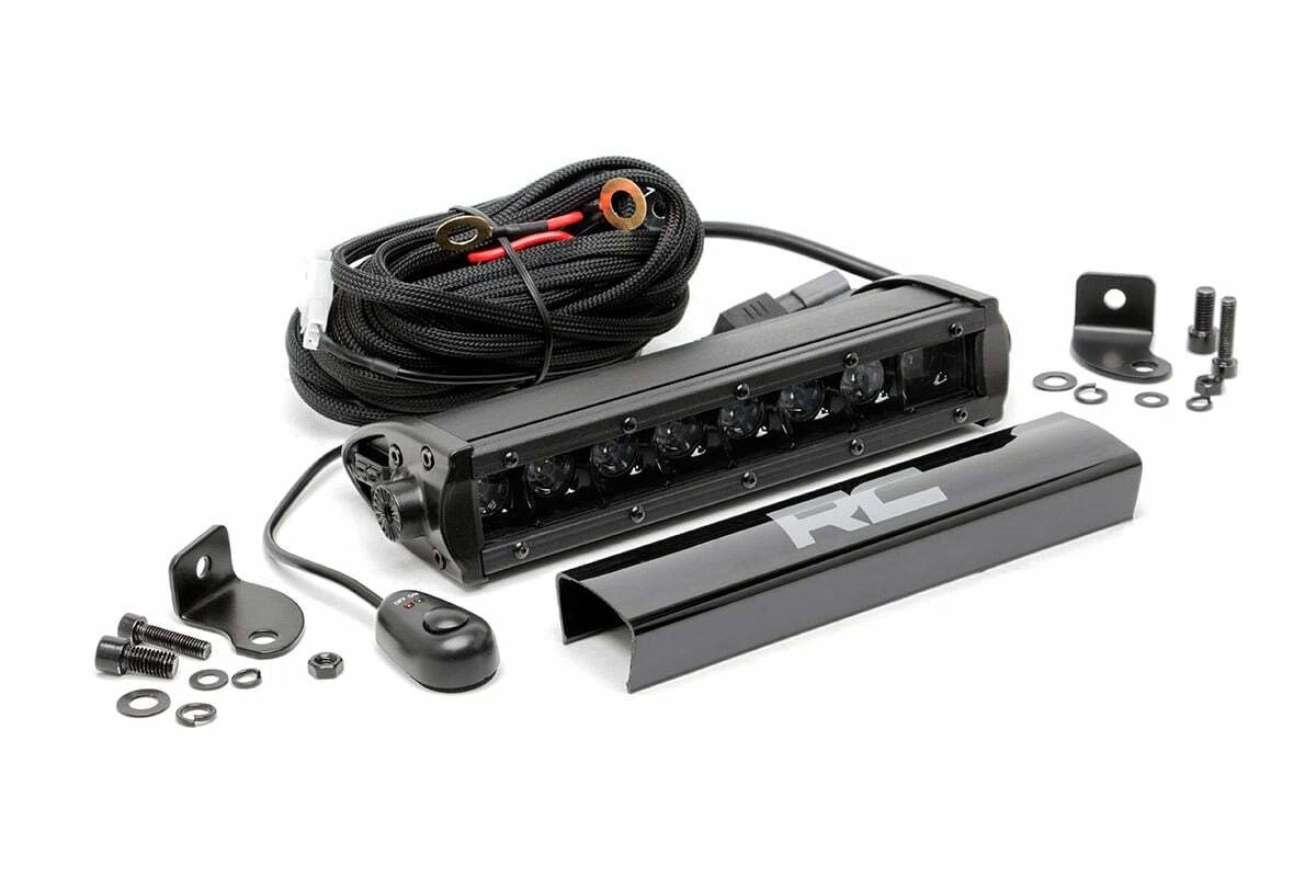 8 Inch Black Series LED Light Bar; Single Row 70718BL