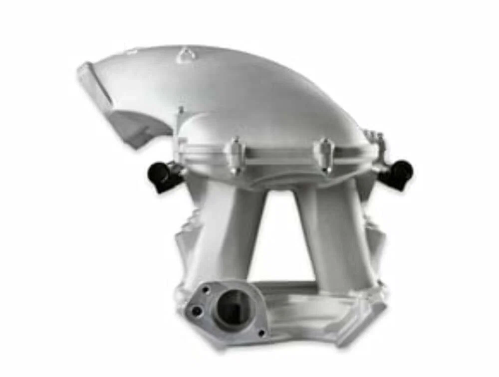 8.2_ SBF Ford Hi-Ram EFI Manifold with Side Mount Top 300-306