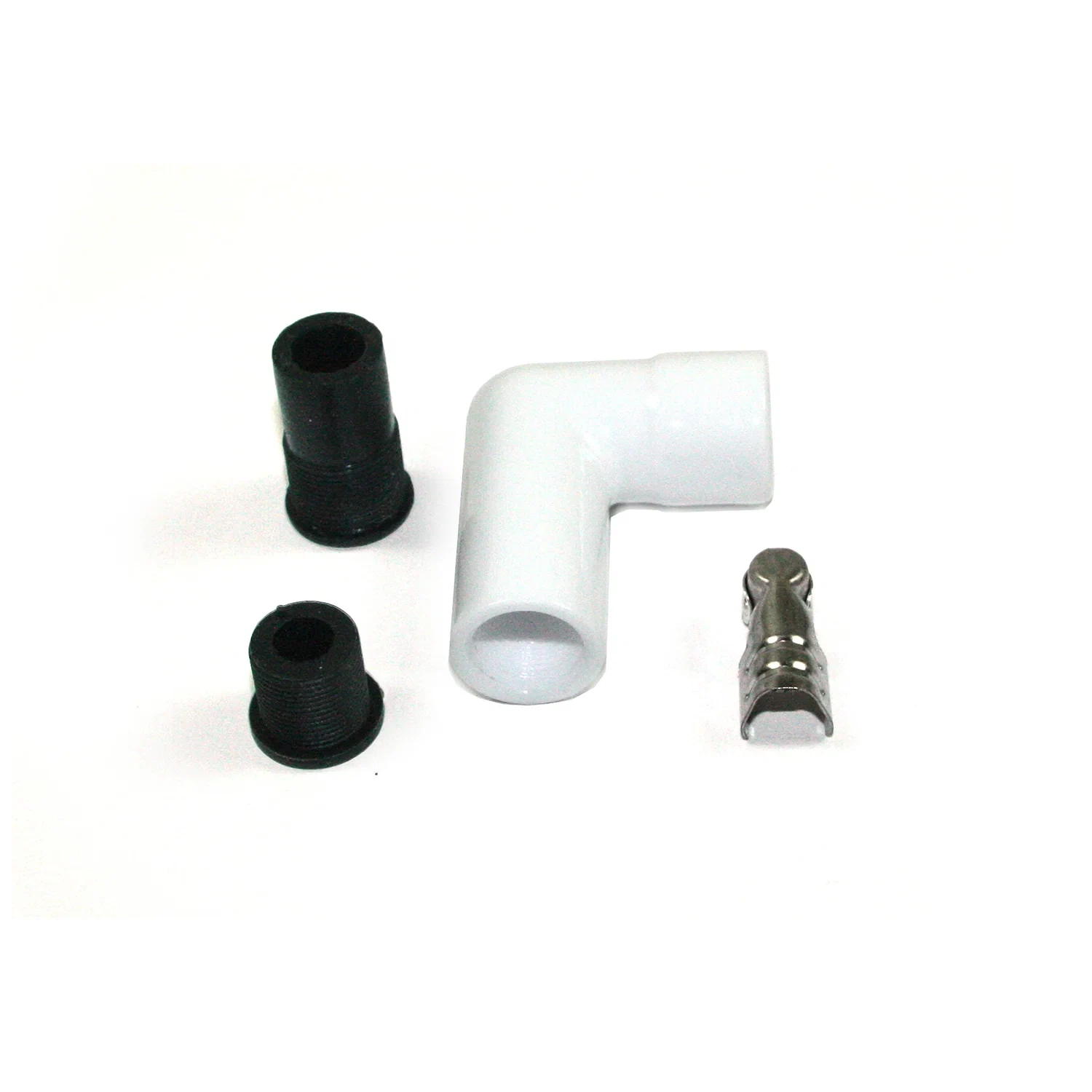 8501Ht-1 White Ceramic Spark Plug Boot 90 Degree Electronic Ignition