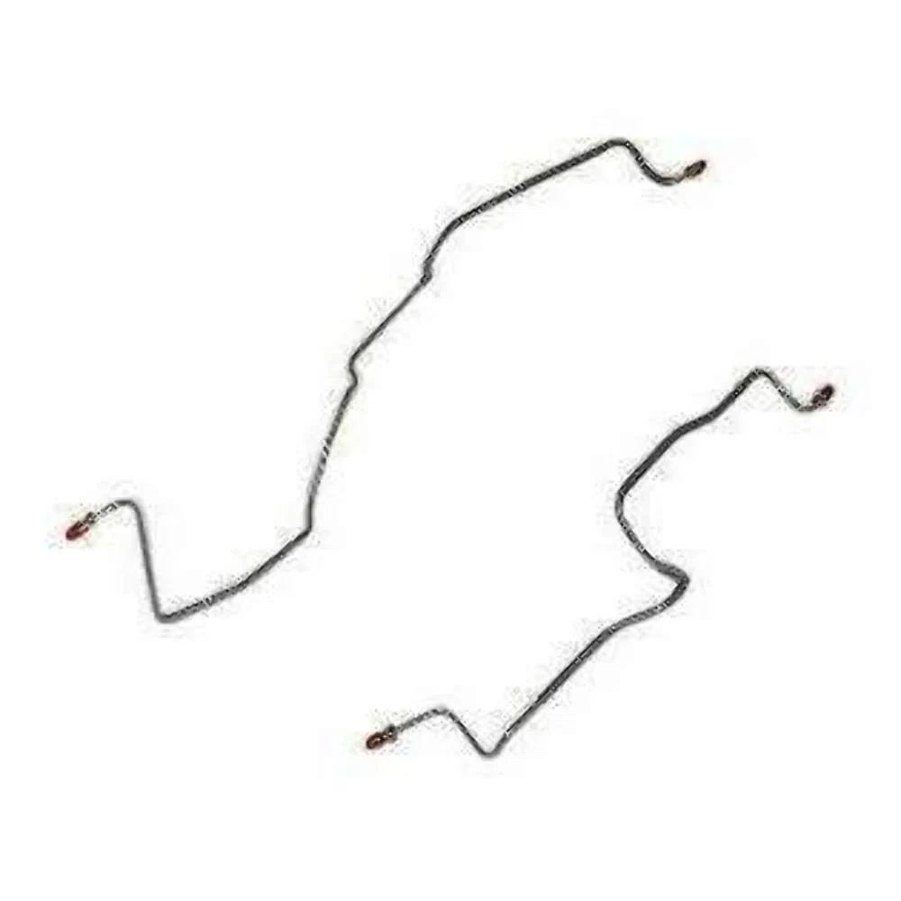 86-89 Chevy Camaro Rear Axle Brake Line Kit Rear Drum Stainless Steel