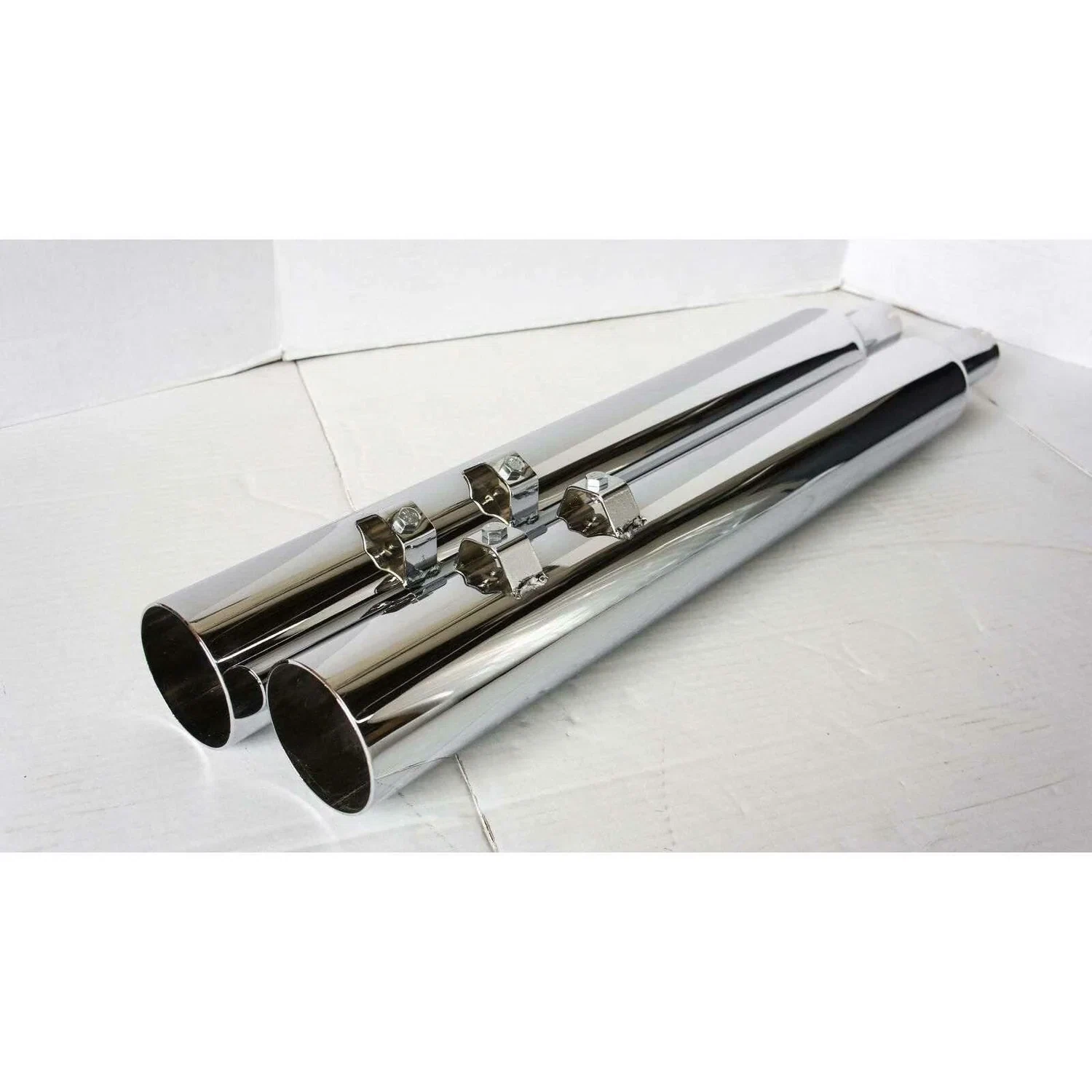 95-16 Harley Electra Glide Straight Cut Slip On Muffler 2 Baffle