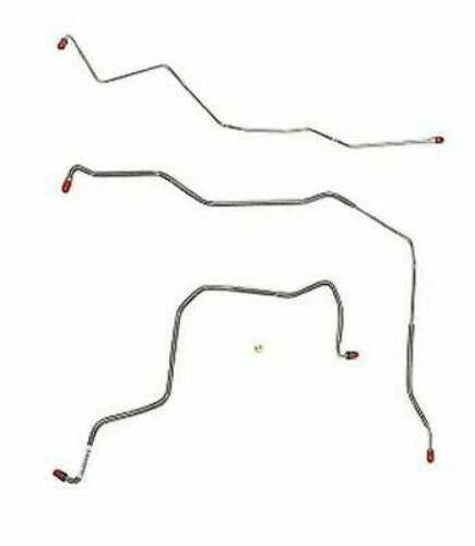 96-99 Chevrolet Cavalier Front Brake Lines No Traction Control Stainless Steel