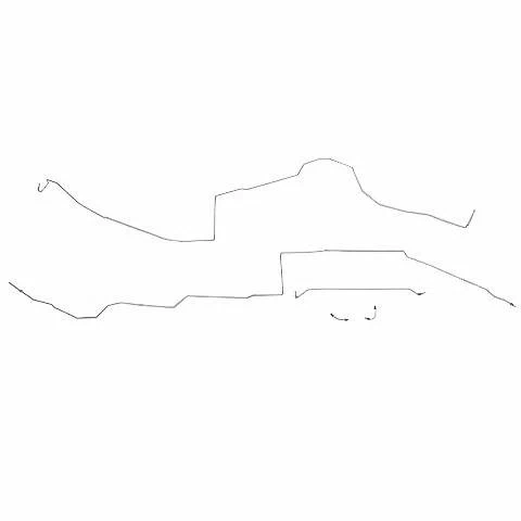 97-02 Cadillac Eldorado Traction Control Intermediate Brake Line Kit Steel CIN9706OM