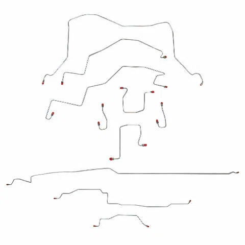 98-01 Dodge Ram 1500 Brake Line Kit 4WD Reg Cab_Short Bed RWABS