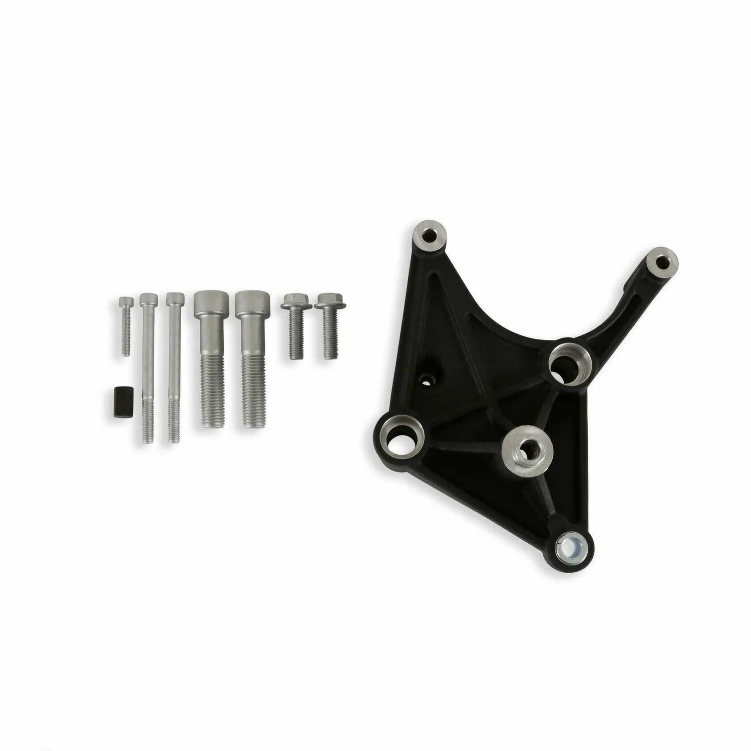A_C Bracket Kit For Holley Cover-Black-97-421