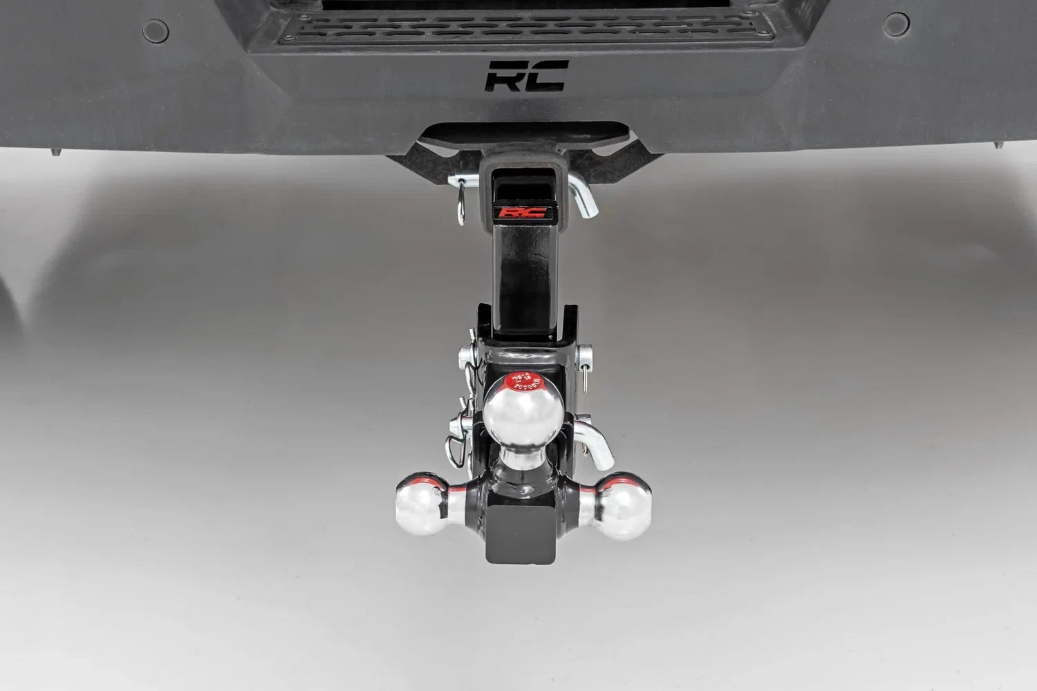 Adjustable Trailer Hitch; 6_ Drop; Multi-Ball Mount; Fits 2_ Receiver 99100